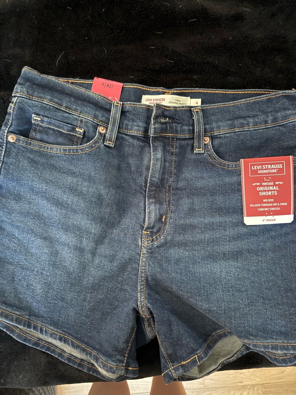 Levi's Woman’s Dark Blue Vintage Original Shortd